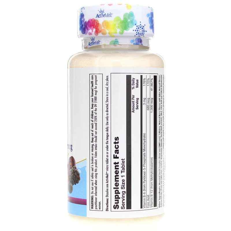 B-6 B-12 Folic Acid ActivMelt, Berry, by Kal, image #2