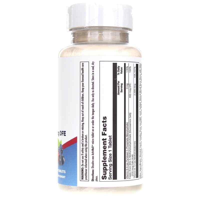B-6 B-12 Methyl Folate ActivMelt, Mixed Berry, by Kal, image #2