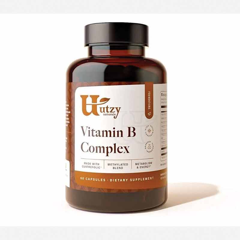 B Complex, 60 Capsules, by Utzy Naturals