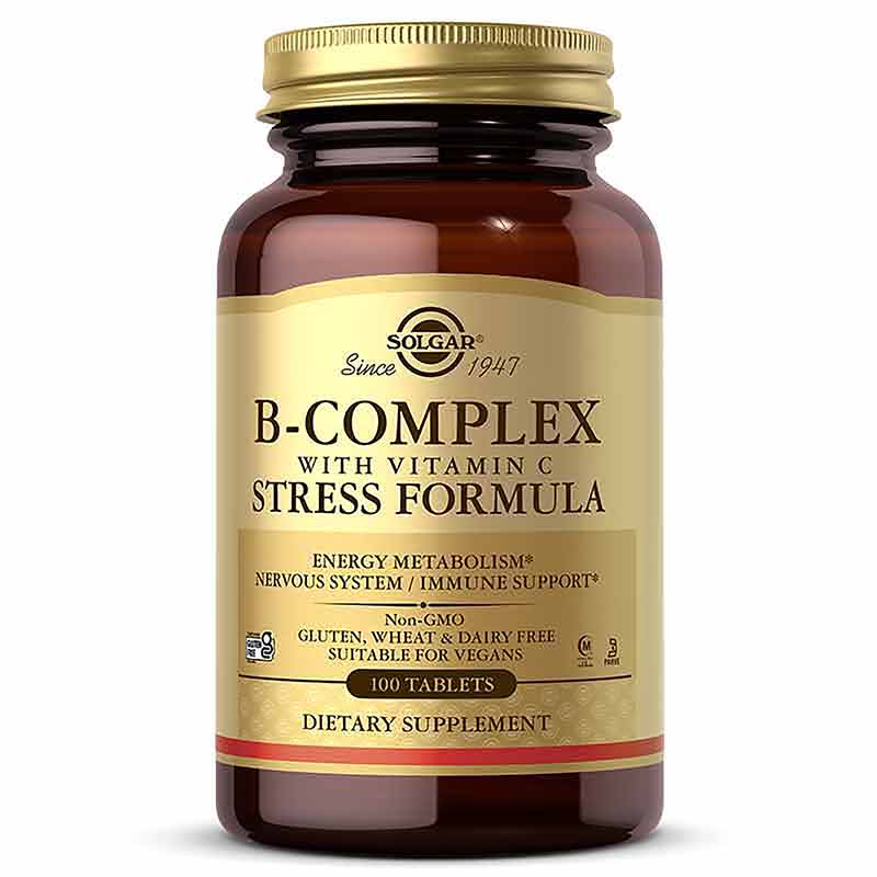 B-Complex with Vitamin C Stress Formula, by Solgar
