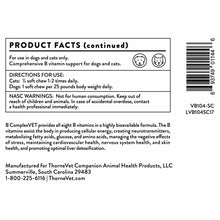 B ComplexVET for Dogs and Cats, 60 Soft Chews, by Thorne Vet