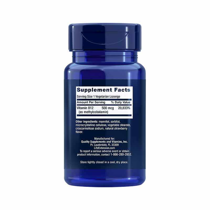 B12 500 Mcg, by Life Extension, image #2