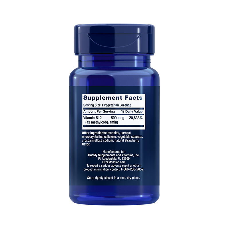 B12 500 Mcg, by Life Extension, image #2