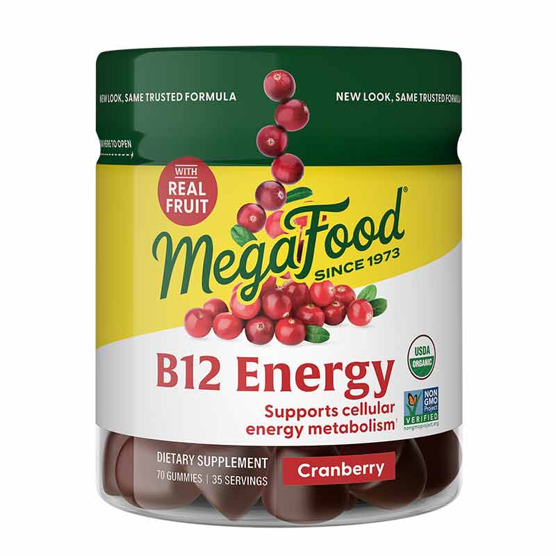 B12 Energy Gummies, Cranberry, by Megafood