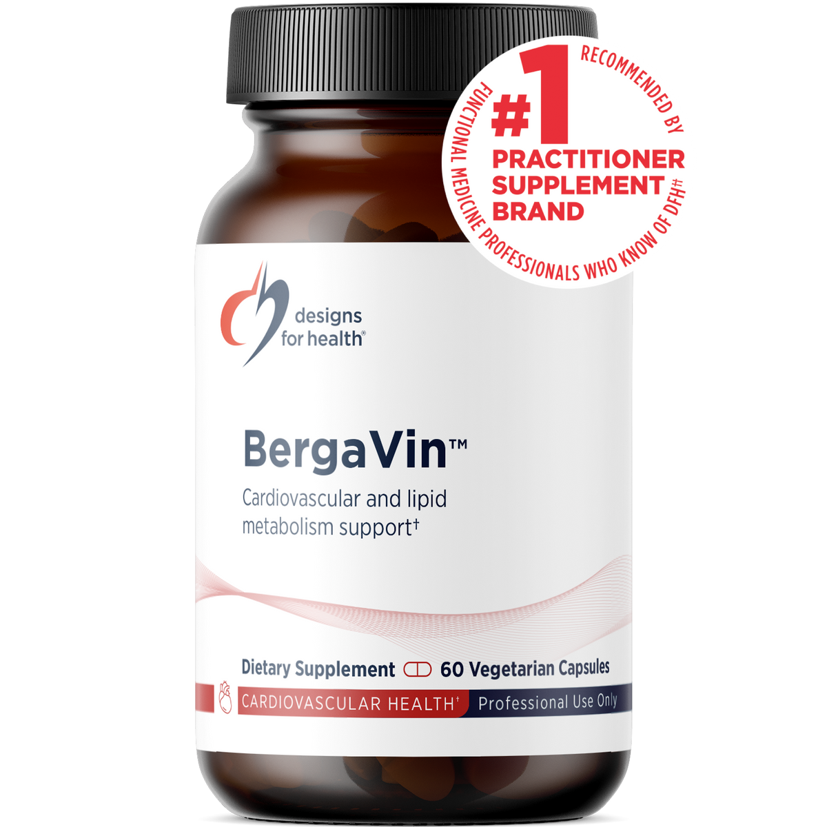 BergaVin, 60 Veg Capsules, by Designs For Health
