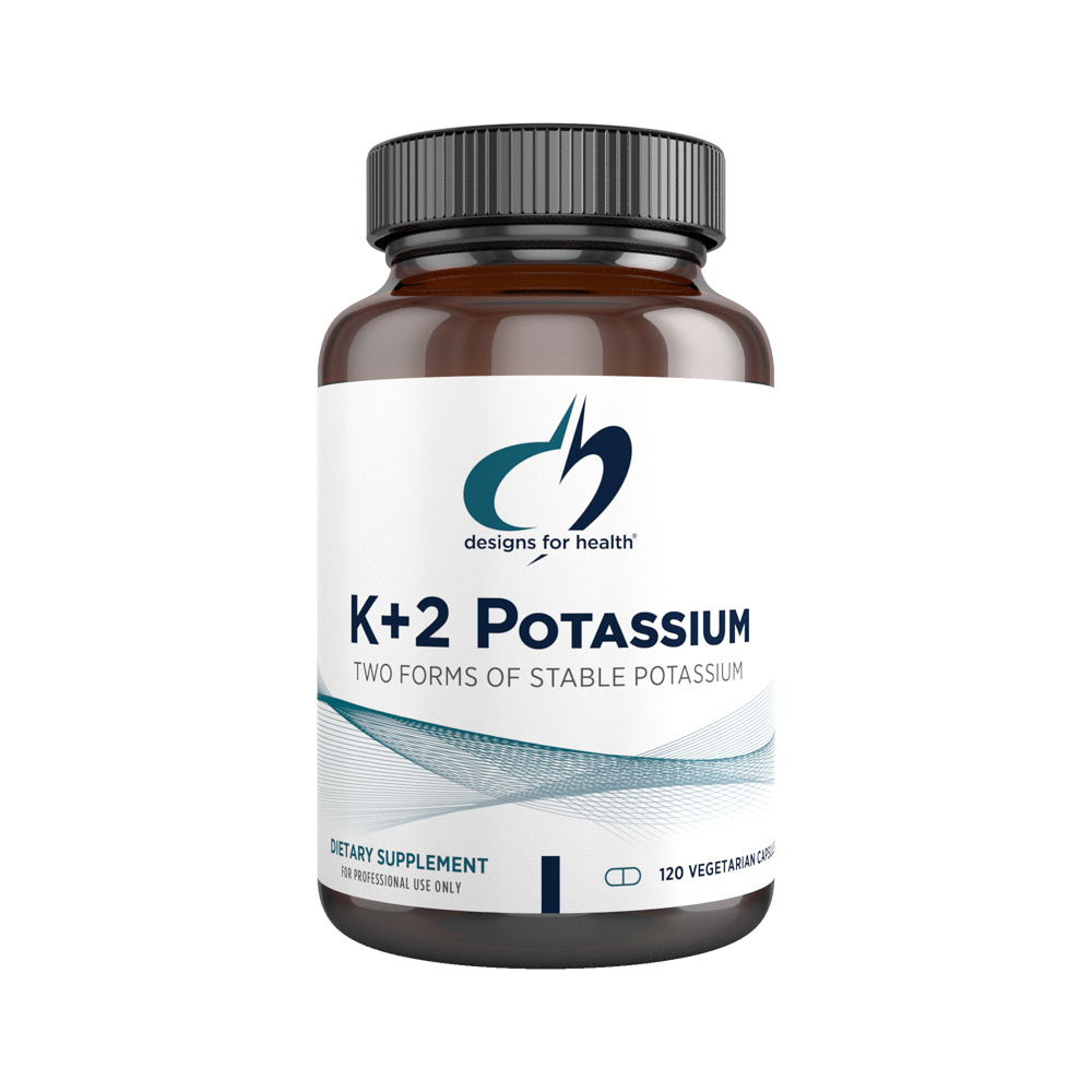 K+2 Potassium, 120 Veg Capsules, by Designs For Health