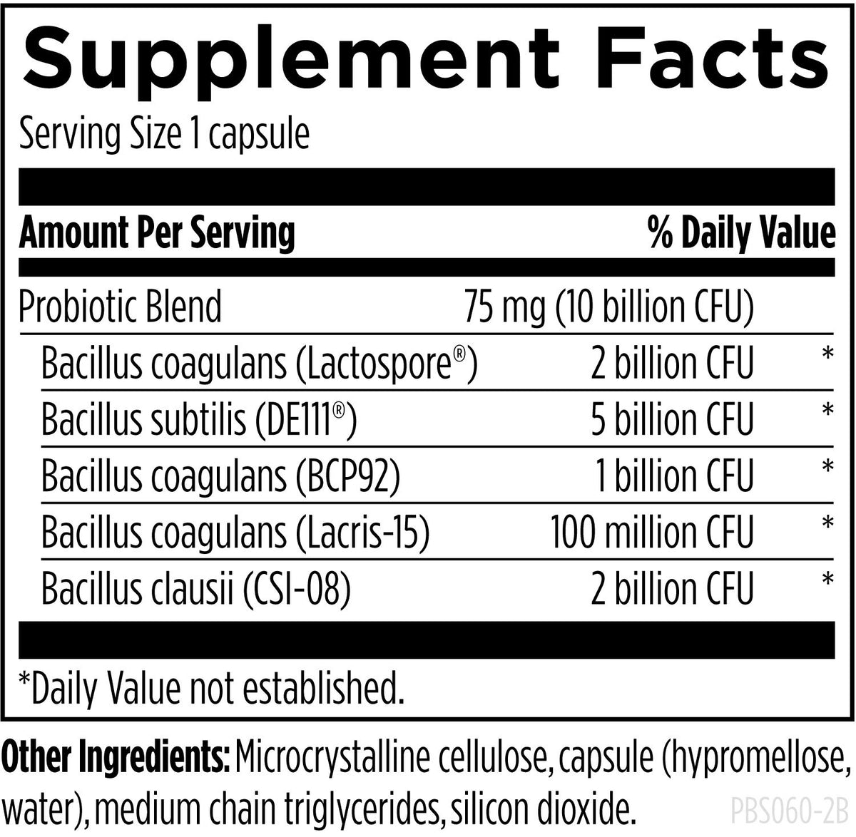 ProbioSpore, 60 Veg Capsules, by Designs For Health