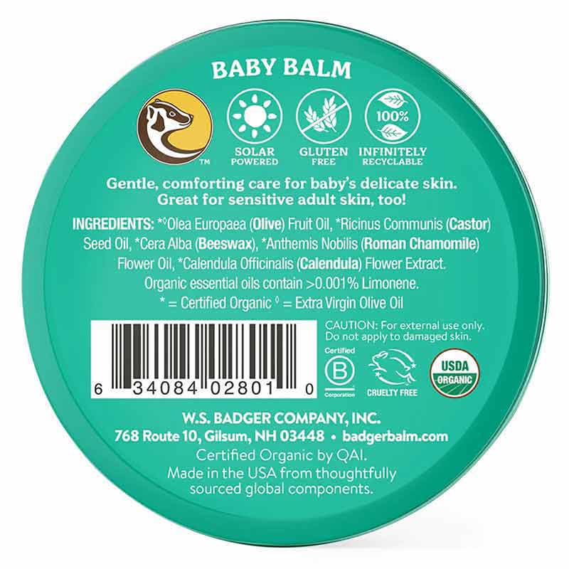Baby Balm Chamomile & Calendula, 2 Oz, by Badger, image #2