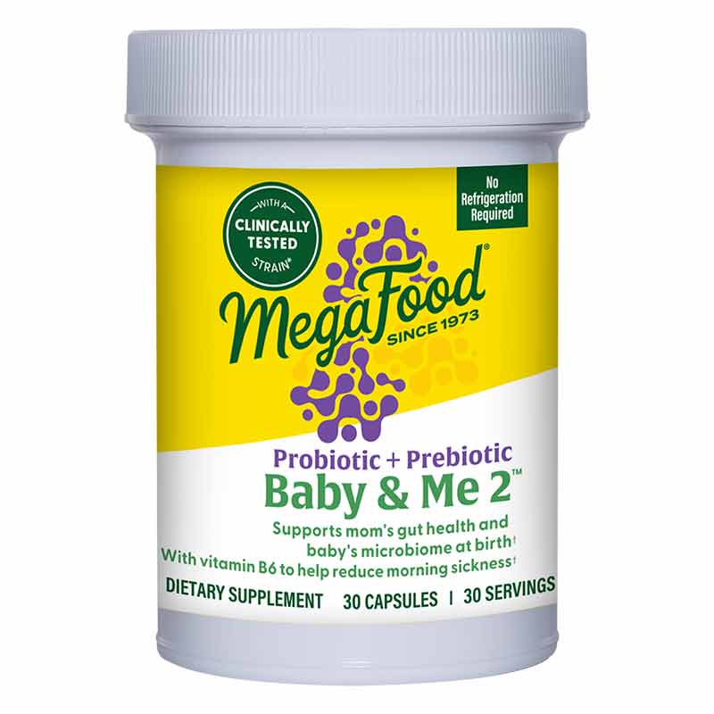 Baby & Me 2 Probiotic Shelf Stable, 30 Capsules, by Megafood