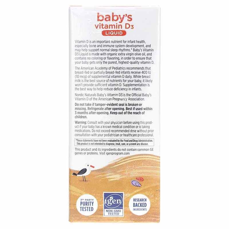 Baby's Vitamin D3 400 IU, by Nordic Naturals, image #3
