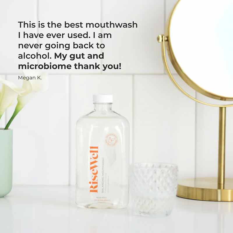 Balancing Mouthwash Wild Mint, by RiseWell, image #4