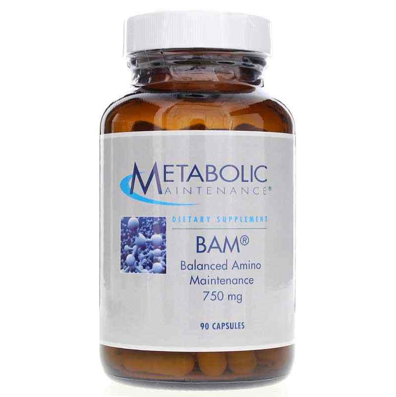 BAM Balanced Amino Maintenance 750 Mg, 90 Capsules, by Metabolic Maintenance
