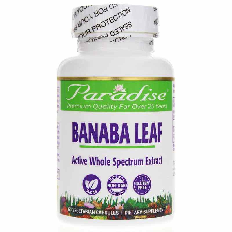 Banaba Leaf, 60 Veg Capsules, by Paradise Herbs