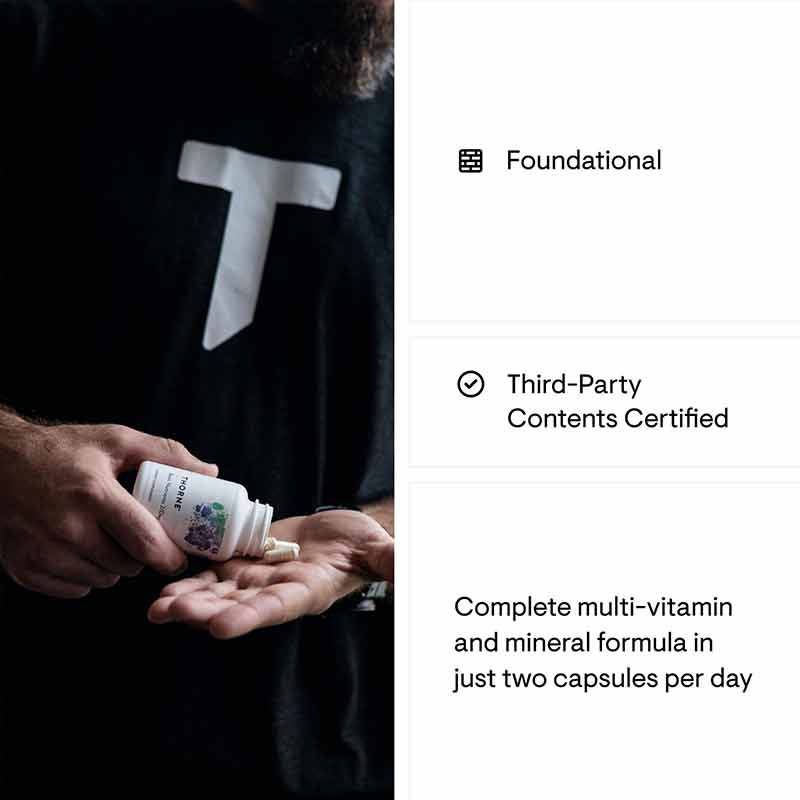 Basic Nutrients 2/Day non NSF CERTIFIED, by Thorne Research, image #3