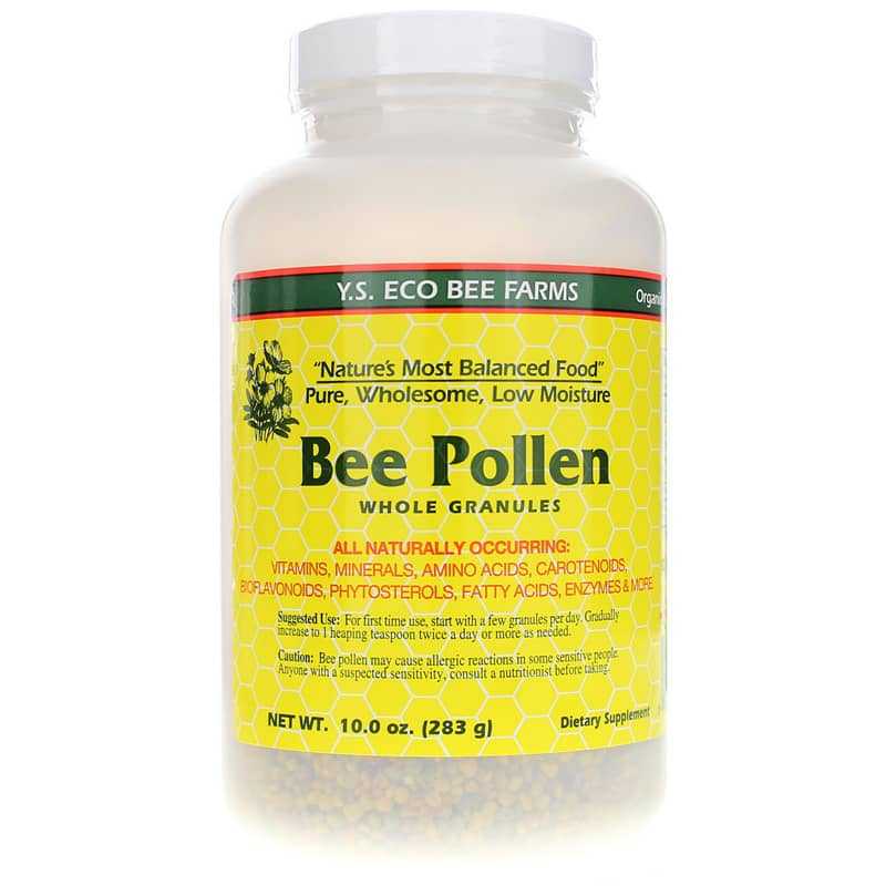 Bee Pollen Granules Low Moisture, by YS Organic Bee Farms