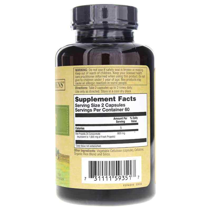 Bee Propolis, 120 Capsules, by Honey Gardens, image #2