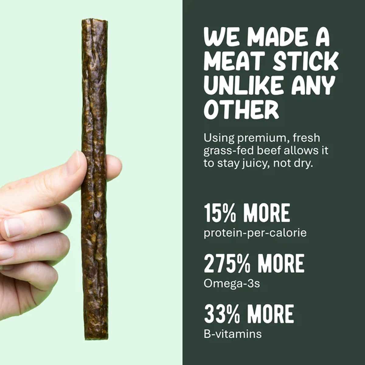 Beef Meat Sticks, by Grazly