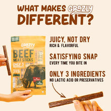 Beef Meat Sticks, by Grazly