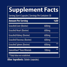 Beef Organs (Grass-Fed) 500 Mg, 180 Capsules, by Trace Minerals Research, image #2