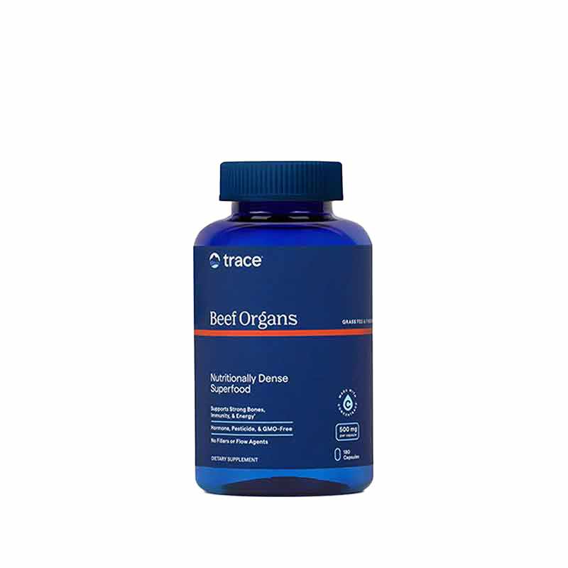 Beef Organs (Grass-Fed) 500 Mg, by Trace Minerals Research