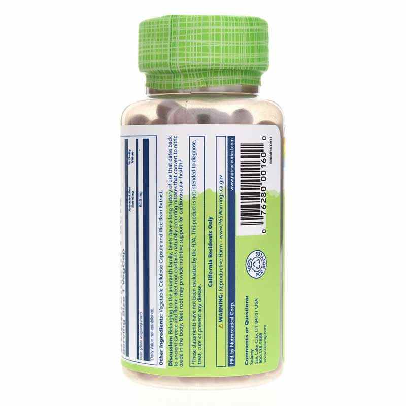 Beet 605 Mg, by Solaray, image #4