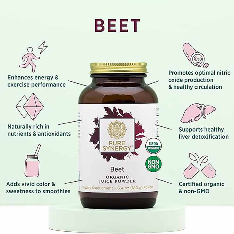 Beet Organic Juice Powder, by Pure Synergy, image #3