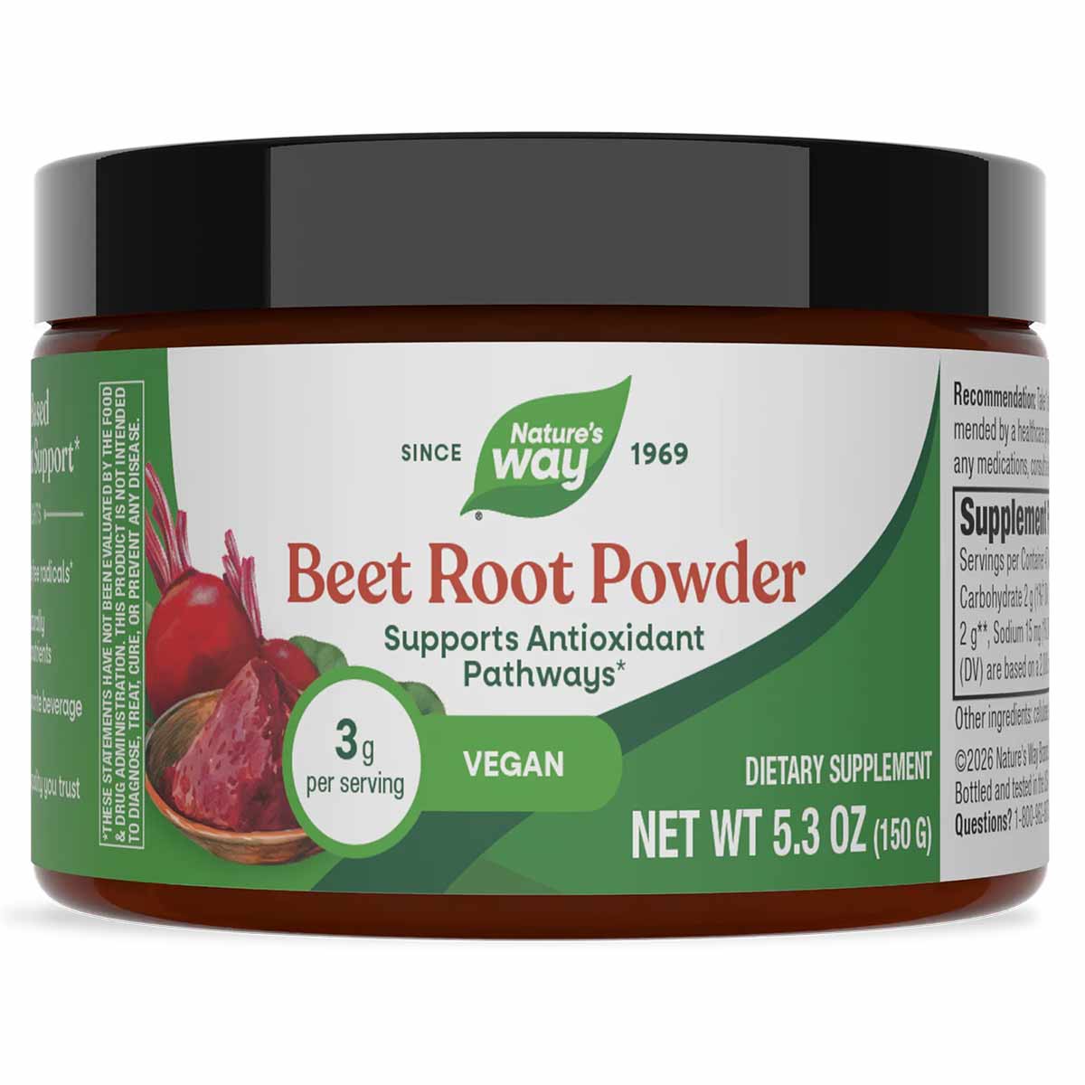 Beet Root Powder, by Natures Way