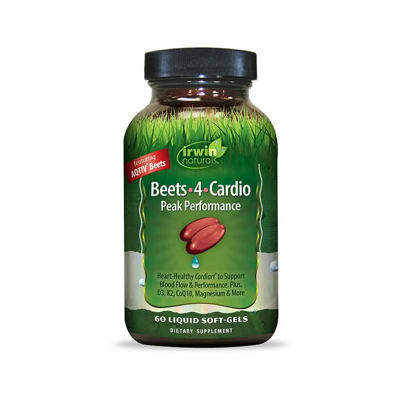 Beets 4 Cardio Peak Performance, 60 Liquid Softgels, by Irwin Naturals