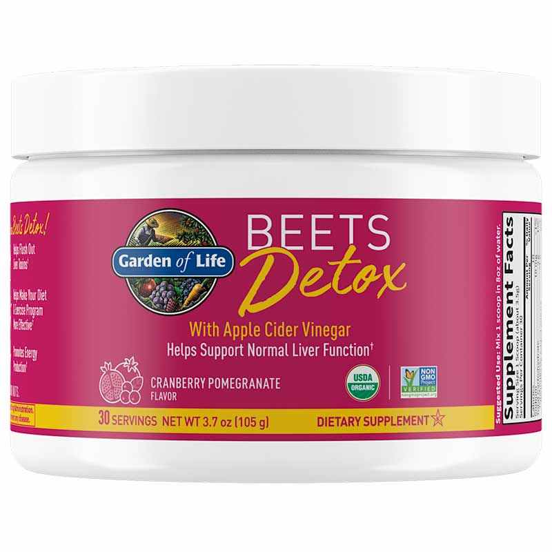 Beets Detox with Apple Cider Vinegar Cranberry Pomegranate, by Garden of Life