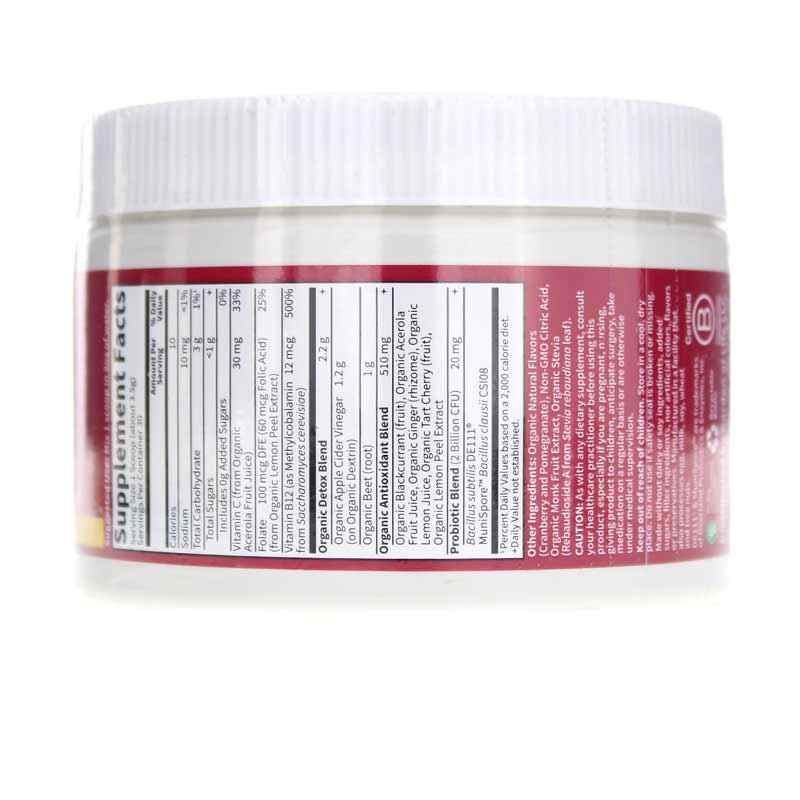 Beets Detox with Apple Cider Vinegar Cranberry Pomegranate, by Garden of Life, image #2