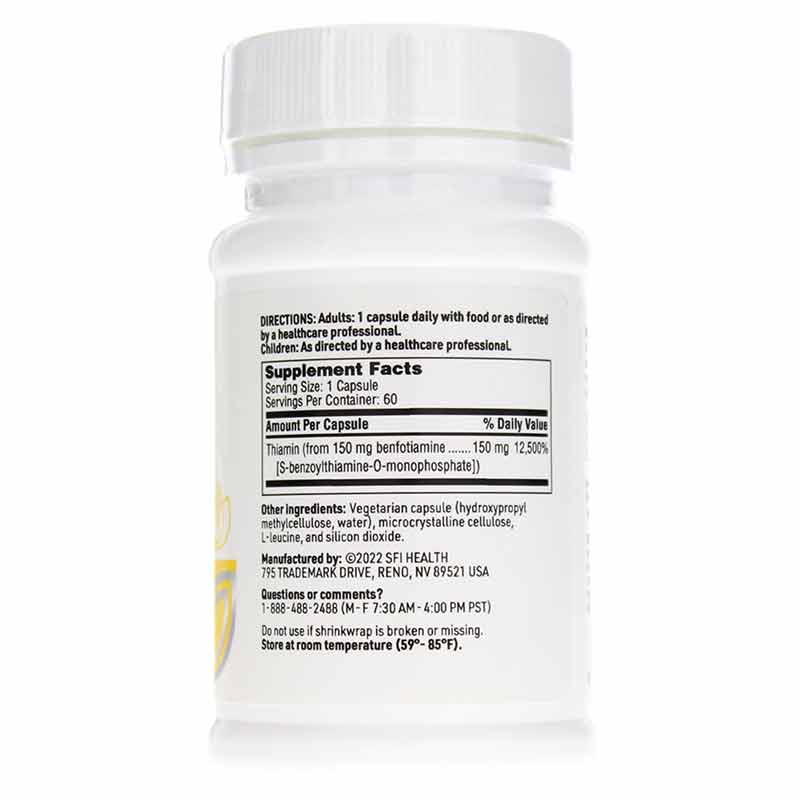Benfotiamine 150 Mg, by SFI Health, image #2