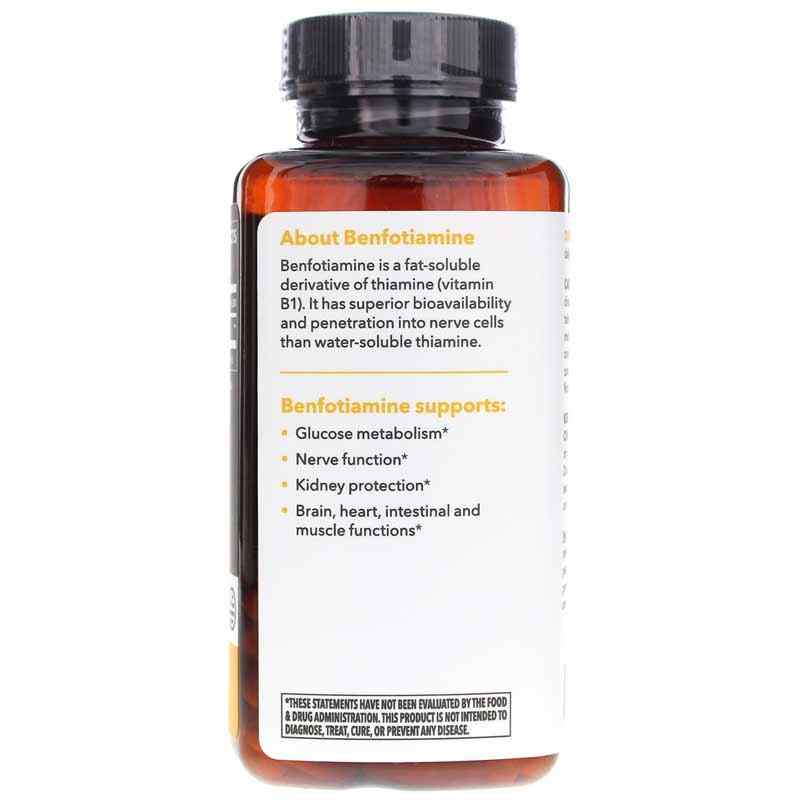 glutathion benfotiamin Nutriselect Vitamin B1 Benfotiamine, 500mg per Serving, 120 Capsules, Fat & Water Soluble Vitamin B1, Gluten Free, Non-GMO, Vegetarian : Health & Household Doctor's Best Benfotiamine, Non-GMO, Vegan,