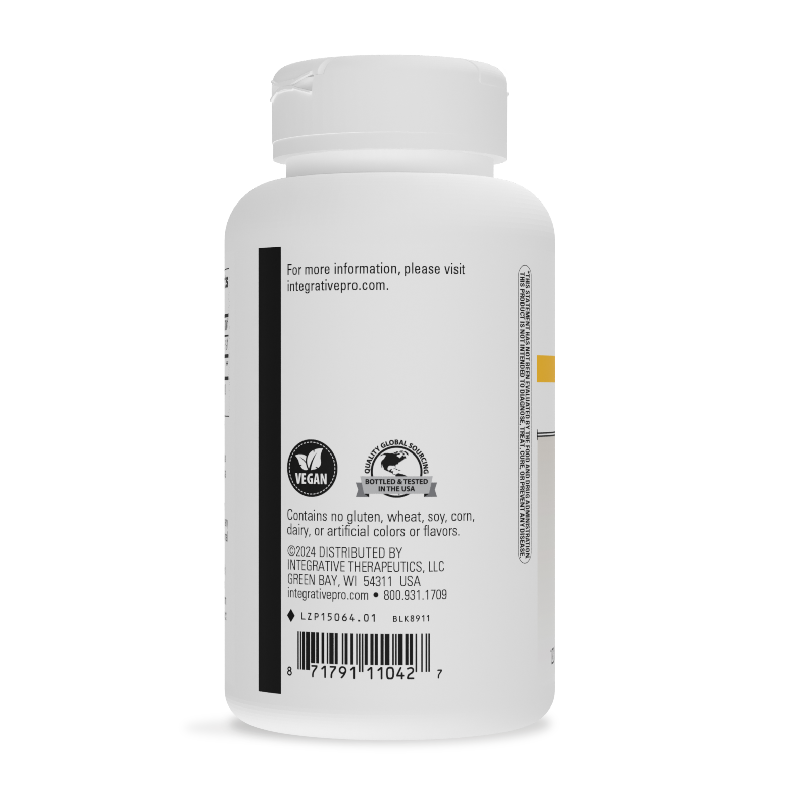Berberine, 120 Veg Capsules, by Integrative Therapeutics, image #3