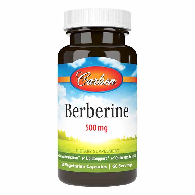 Berberine 500 Mg, 60 Veg Capsules, by Carlson Labs