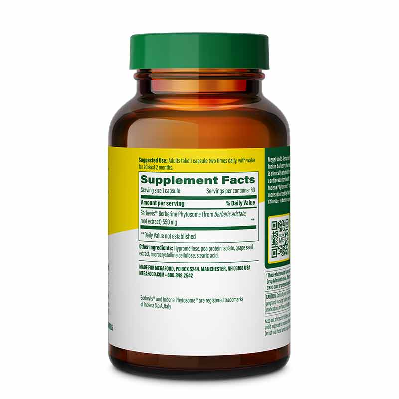 Berberine, 60 Capsules, by Megafood, image #2