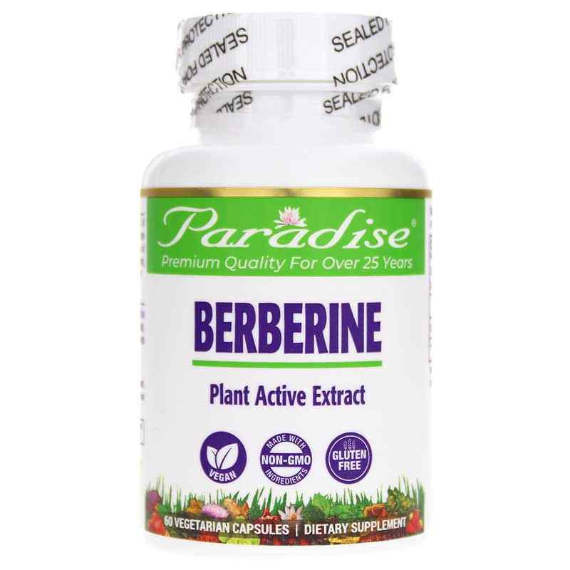 Berberine, 60 Veg Capsules, by Paradise Herbs
