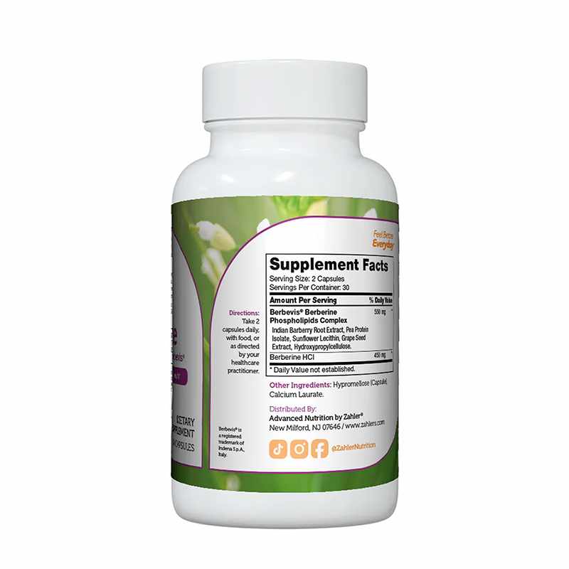 Berberine, 60 Capsules, by Zahler, image #3