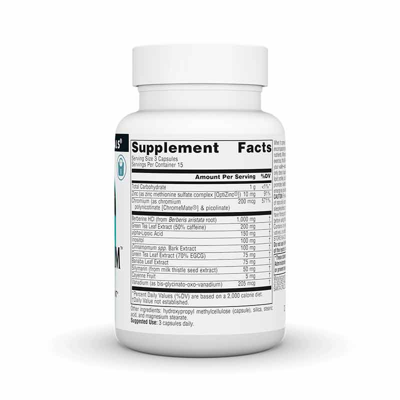 BerberTrim Berberine Diet Vegetarian Capsules, 45 Capsules, by Source Naturals, image #2