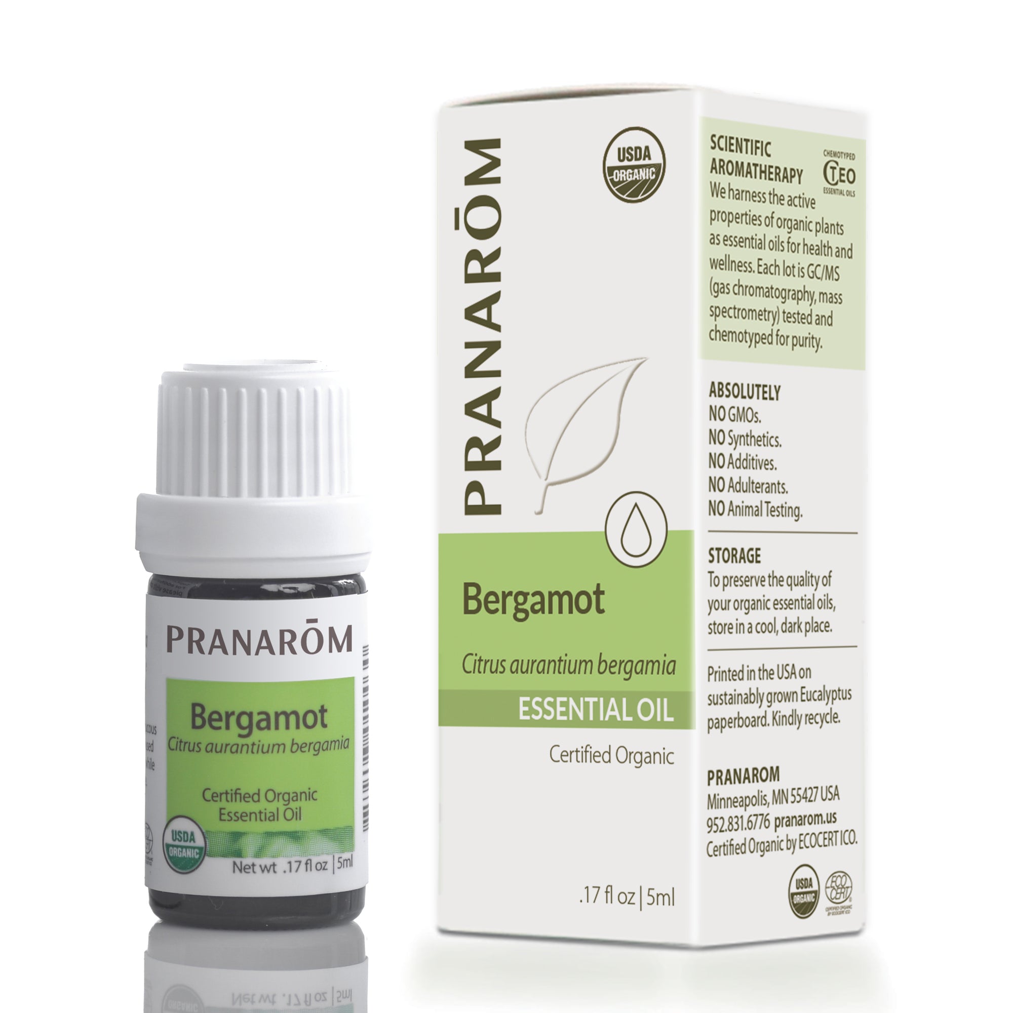 Bergamot Essential Oil, by Pranarom