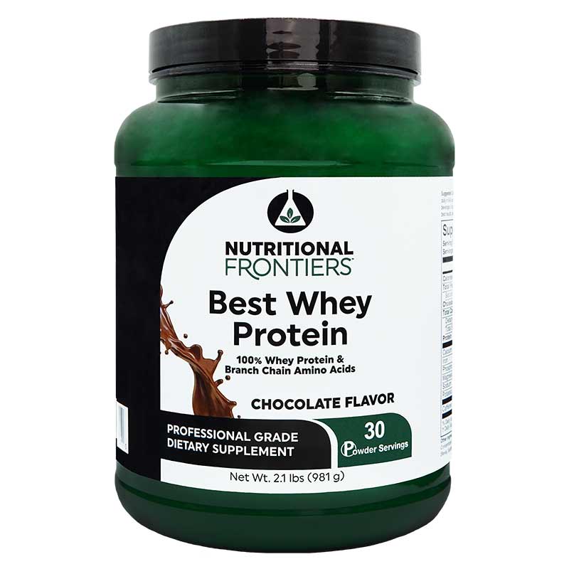 Best Whey Protein, Chocolate, by Nutritional Frontiers