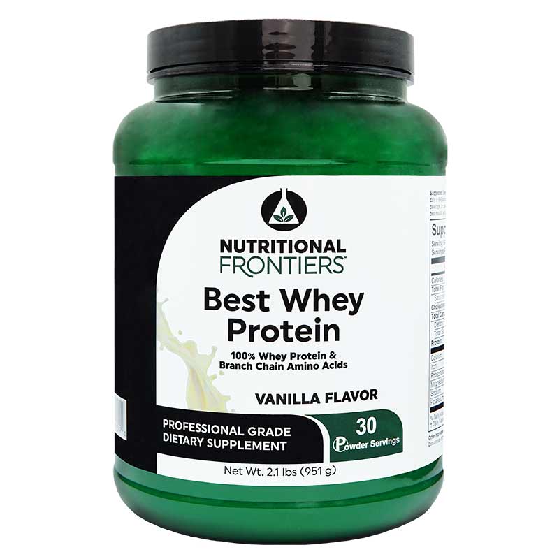 Best Whey Protein, Vanilla, by Nutritional Frontiers