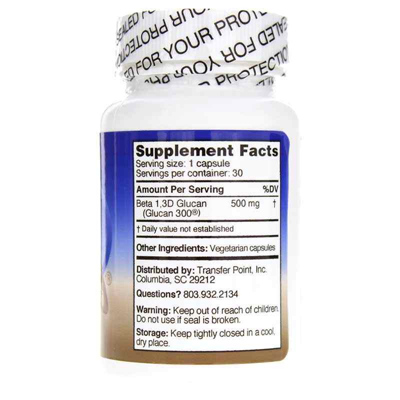 Beta 1,3D Glucan 500 Mg TP, 30 Capsules, by Transfer Point, image #2
