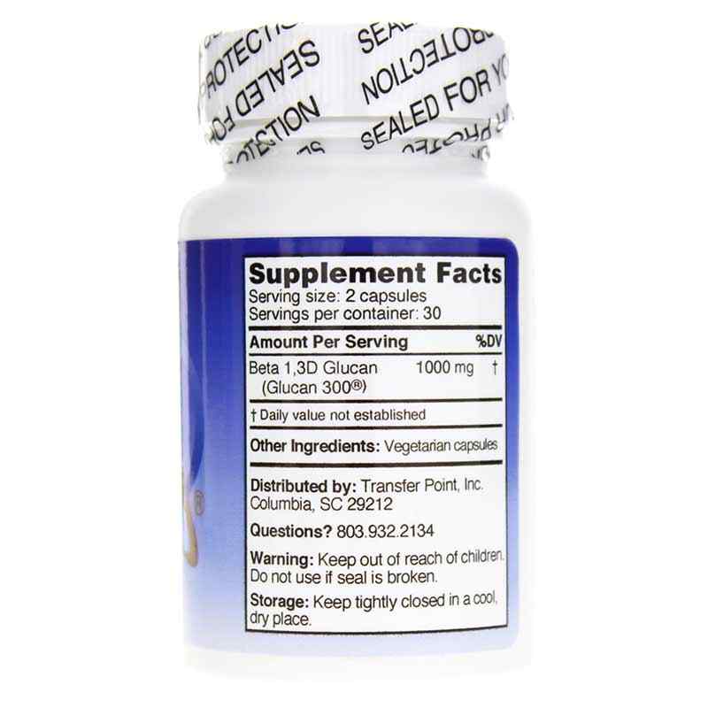 Beta 1,3D Glucan 500 Mg TP, 60 Capsules, by Transfer Point, image #2