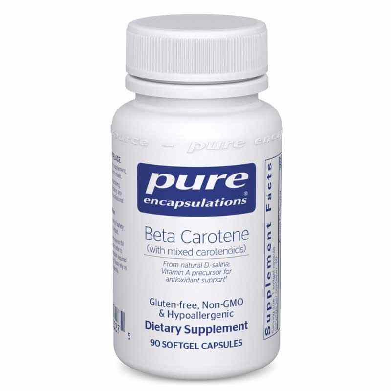 Beta Carotene (with mixed carotenoids), 90 Softgels, by Pure Encapsulations