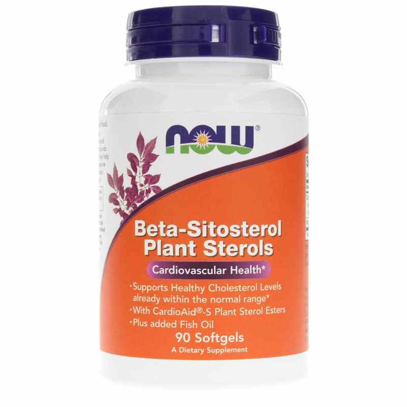 Beta-Sitosterol Plant Sterols, 90 Softgels, by NOW Foods