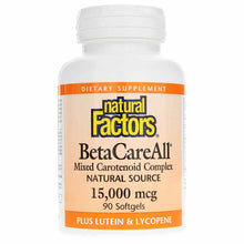 BetaCareAll Mixed Carotenoid Complex 25000 IU, by Natural Factors