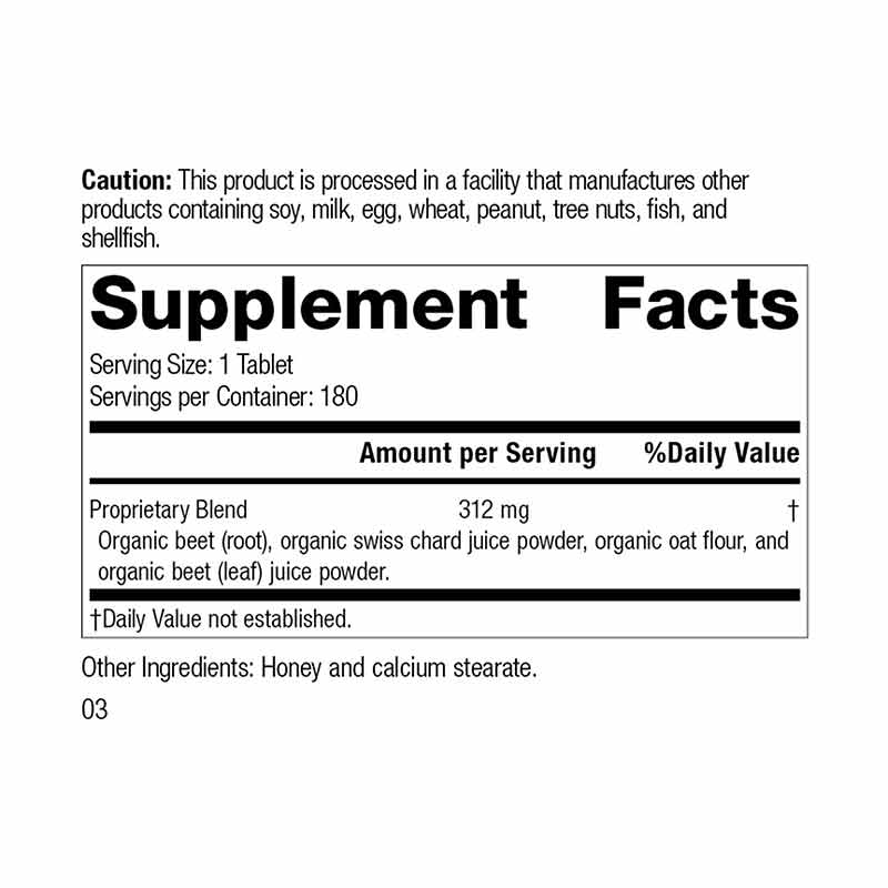 Betafood, 180 Tablets, by Standard Process, image #2
