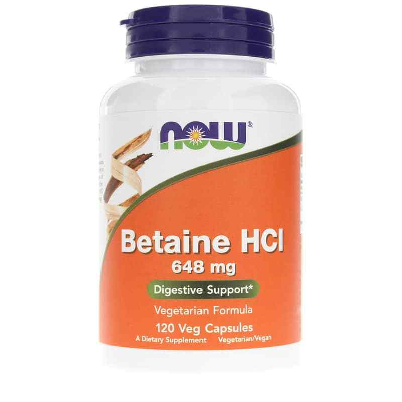 Betaine HCl 648 Mg, by NOW Foods