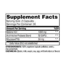 Betaine HCl Fast-Acting, 60 Capsules, by Enzymedica, image #2