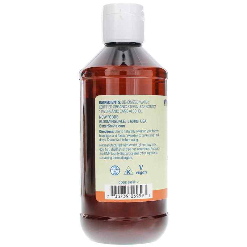 Better Stevia Liquid Sweetener, Original, 8 Oz, by NOW Foods, image #3